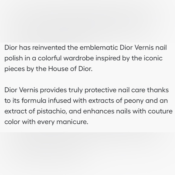 Dior Vernis Nail Laquer - Picture 4 of 4